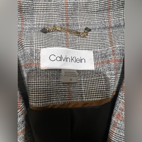 NWT Calvin Klein Women's Blazer Single Button Closure - Picture 6 of 8